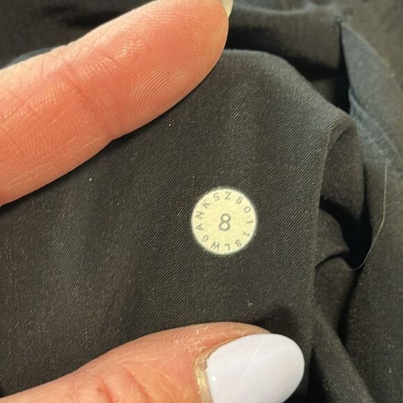 lululemon Final Play Crop Trackpant 23" Black Sz8 - Picture 11 of 13